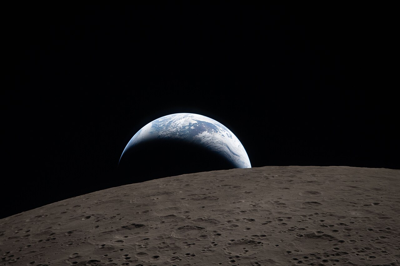 Artemis II photograph 1: NASA — Artemis II crew portrait: Reid Wiseman, Victor Glover, Christina Koch, and Jeremy Hansen (NASA / Public Domain) — CONCEPT ART