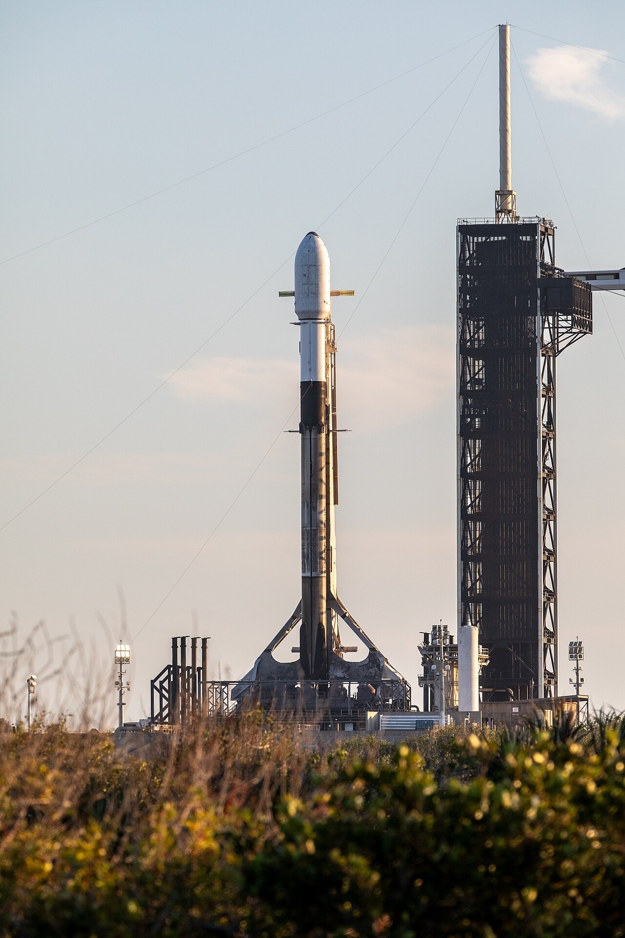 Blue Ghost (Firefly Aerospace) photograph 2: NASA/KSC — Blue Ghost Mission 1 lander at Kennedy Space Center before launch (KSC-20250114-PH-KLS01_0006), January 2025. (NASA, public domain)